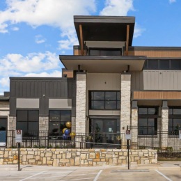 Apartment building entrance